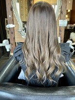 ヌーベルヴァーグ(Nouvelle Vague)&nbsp;ミルクティーアッシュベージュデザインカラー☆ブリーチWカラー