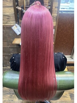 ファニック スタイル ジー(FUNIC style G) 艶ロング×ピンクカラー(桜木町・日ノ出町)