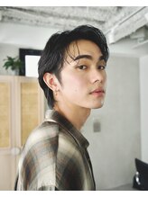 シア(SHEA gakugeidaigaku) ニュアンスデザイン/ブルーブラック/韓国マッシュ/30代40代50代