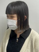 フォンド 津田沼(fond.)&nbsp;前髪/マチルダボブ/ピンクベージュ/インナーグレージュ/津田沼駅