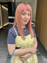 シィーム(cime) コーラルピンク ピンクカラー 1ブリーチカラー