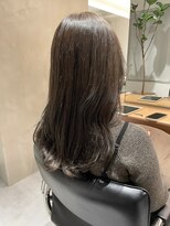 ガリカ 渋谷(Gallica)&nbsp;【小岩井美希】ブリーチなしダブルカラー/オリーブグレージュ