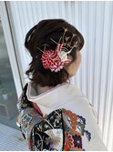 ショートボブヘアセット