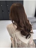 オリーブアッシュベージュダブルカラーブリーチ新潟万代