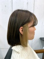 ルレーヴ 船越店(Le reve)&nbsp;インナーカラー/ミルクティーベージュ/イヤリングカラー/浜松