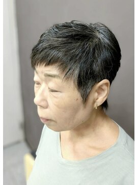 びび 住吉店 前髪アシンメトリーカット