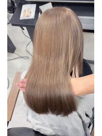 エス 天満店(esu) kr59ことりベージュ/ミルクティーカラー/髪質改善/ダブルカラー