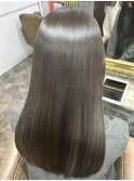 ミントアッシュカラー×髪質改善
