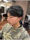 ニュアンスパーマスタイル【ナチュラルセンターパート】