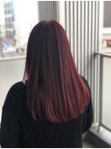 ボルドーカラー#髪質改善＃髪質改善カラー＃韓国＃韓国風ヘア
