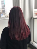 フェニーチェ オン ザ ビーチ(FENICE on the beach)&nbsp;ボルドーカラー#髪質改善＃髪質改善カラー＃韓国＃韓国風ヘア