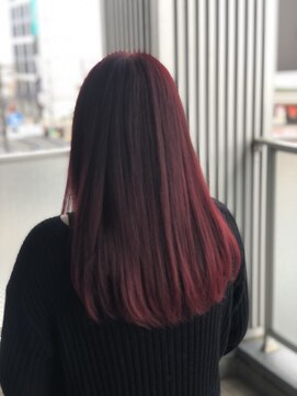 フェニーチェ オン ザ ビーチ(FENICE on the beach) ボルドーカラー#髪質改善＃髪質改善カラー＃韓国＃韓国風ヘア