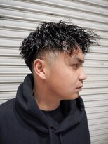 メンズグルーミングナンバーナイン(MEN'S GROOMING NUMBER NINE)&nbsp;ツイストスパイラル/フェードカット/【早田隼哉】