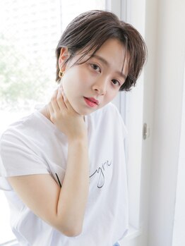 フィール 磐田 本店(feel)の写真/フォルムがカッコイイ→技術力が高い証拠★お顔の形や服装などの好みをお聞きし、一番似合うようお仕上げ