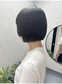 【中西里美】姫カットボブ/ラインボブ/夏のヘアアレンジ