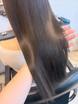 エスデザイン(es design) オリーブグレージュージュ【髪質改善トリートメント】