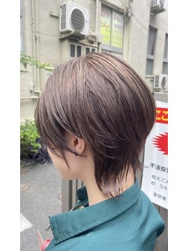 アクロスヘアーデザイン 武蔵小杉店(across hair design) ダブルカラー ミルクティーベージュ
