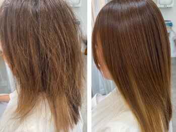 シープン(sheepn)の写真/【黒木式酸性ストレート】艶やかなナチュラルストレート。オーダーメイドの施術でダメージレスな美髪へ♪