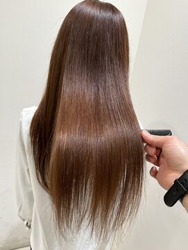 アッシュ 中野店(Ash) イメチェン/似合わせカット/フルバング／レッドブラウン/中野