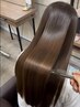 カットなし/最高峰の薬剤◎髪質改善*縮毛矯正×頭皮洗浄×美容液3種/銀座