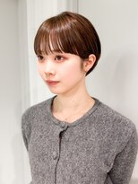 アルバム 銀座(ALBUM GINZA)&nbsp;ショート前髪カットおくれ毛美髪韓国ヘア_ba554132
