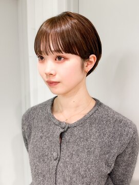 アルバム 銀座(ALBUM GINZA) ショート前髪カットおくれ毛美髪韓国ヘア_ba554132