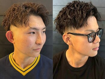 ディスイズバーバーフォース(THIS IS BARBER 4th)の写真/学割U24*カット+パーマ+￥8000◆初めてのメンズパーマお任せ*ヘアセットが楽になるツイストスパイラルが人気