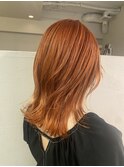 オレンジベージュ 髪質改善トリートメント