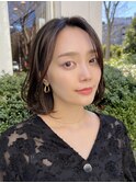 広尾　西麻布　ボブ　白髪染め　ヘアマニキュア　30代　40代