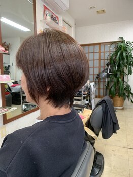 サロン ド シルクの写真/巧みなカット技術で失敗しない!大人女性に似合うショートに★大胆なイメチェンもお任せ下さい♪<絹延橋>