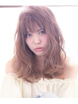 ヘアーズ ベリー 香椎店(hairs BERRY)&nbsp;BERRY＿エアリーミディ＿ショートパーマ＿黒髪_ホワイトアッシュ