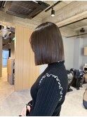 大分ショートボブ顔周りレイヤーカット髪質改善カラー