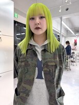 ヴィヴィー 福岡天神店(VIVIE)&nbsp;ネオングリーン/レイヤーカット