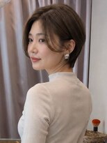 フラワーズ(Flowers)&nbsp;髪質改善トリートメント ショートボブ アッシュブレージュ 艶髪