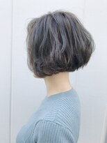 ルーファス 恵比寿 渋谷(Ruufus)&nbsp;前下がりアッシュグレーボブ【Ruufus恵比寿渋谷】