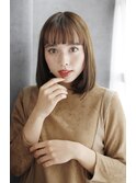 吉祥寺3分/ウォーターフォール毛先パーマ黒髪ことりベージュ/072