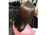 サラ艶感!!　ヘアチューニングストレート+水潤カラー(リタッチ)+カット