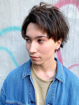 ロンド ロビン 栄(Lond robin) 【Lond robin】高瀬慎也10代/20代/アップバング/ツーブロ M