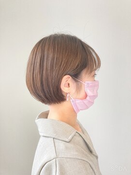 ゴーズゴードットビー 吉祥寺(go s go .b) マロンベージュ　髪質改善ショートボブ