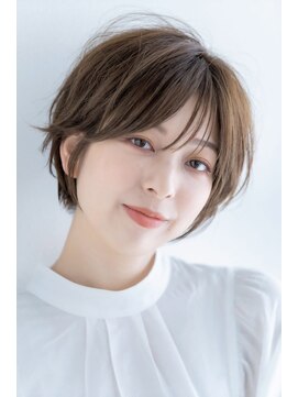 リル 7F 銀座(Rire) 【Rire-リル銀座-】シースルー前髪ミルクティーブラウン