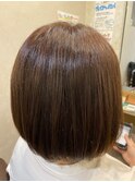 美髪ミディアムスタイル