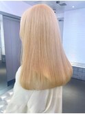ダブルカラーブロンドベージュカラーケアブリーチハイトーン韓国