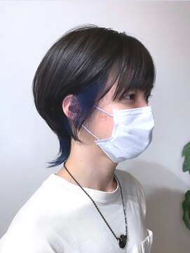 ヘアサロン セロ(Hair Salon SERO) 【SERO姫路】ウルフ/インナーカラー/ネイビー