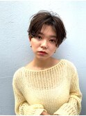 ハンサムショート×ニュアンスパーマ