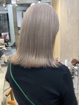 サンクプロジェクト(cinq PROJECT) ダブルカラーインナーカラーミルクティーベージュローライト韓国