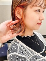 ケーツー あべのキューズモ-ル店(K-two) インナーカラー*イヤリングカラー*ブリーチ*ボブ*顔周りカット