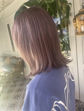 ニュートン(NEWTON) 【NEWTON×川島】ケアブリーチでピンクベージュ