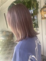 ニュートン(NEWTON) 【NEWTON×川島】ケアブリーチでピンクベージュ