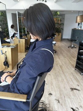 オーシャン(Ocean) ［Ocean Hair&Life 水田］☆クセ毛☆ナチュラル切りっぱなしボブ