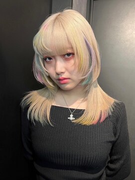 ヌル 表参道本店(Null) スラッシュカラー[デザインカラー/ケアブリーチ/ルーツカラー]